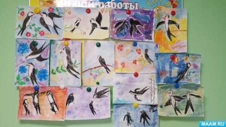 Рисунок перелетные птицы в детском саду (55 фото)