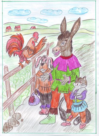 Иллюстрация к сказке Колобок