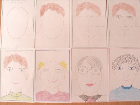 Рисование старший гр «папин портрет»