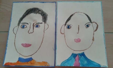 Папин портрет подготовительная группа