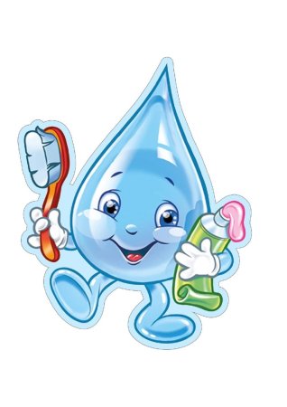 Рисунок капелька воды для детей
