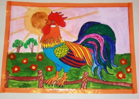 Петушок золотой гребешок Пушкина