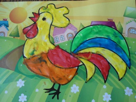 Лыкова средняя группа петушок золотой гребешок