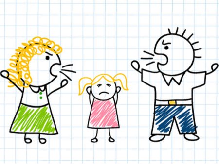 Конфликты в семье иллюстрации