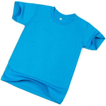 Футболка детская голубая
