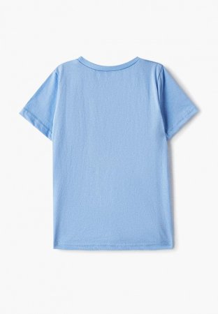 Мультяшная футболка синего цвета