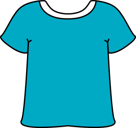 Голубая майка