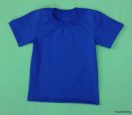 Футболка синяя