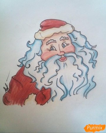 Рисование Деда Мороза в подготовительной группе