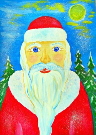 Рисование Деда Мороза в подготовительной группе