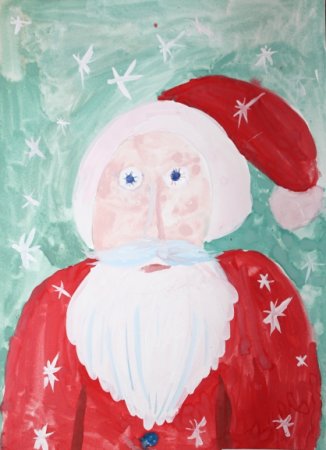 Голова Деда Мороза