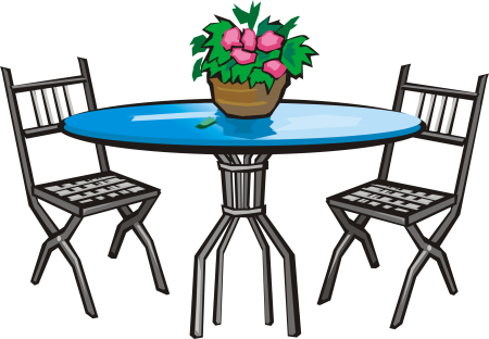 Обеденный стол мультяшный