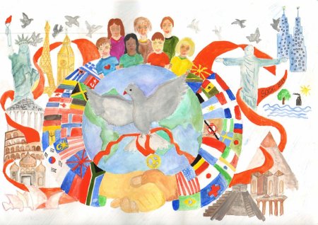 Плакат на тему Дружба народов