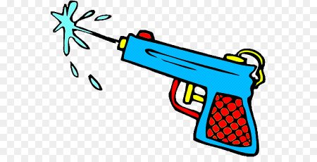 Мультяшный револьвер