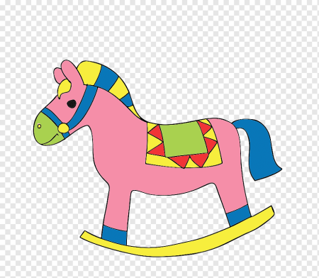 Цветные лошадки для детей