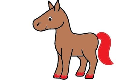Лошадь без хвоста для детей