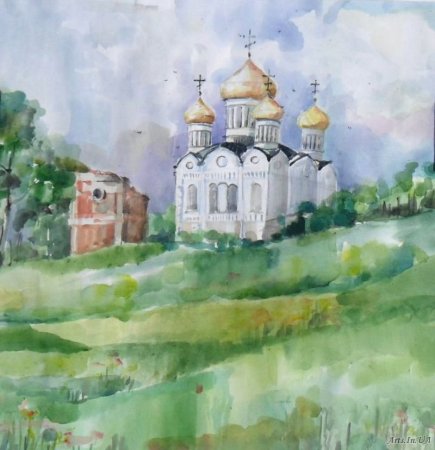 Храм рисунок