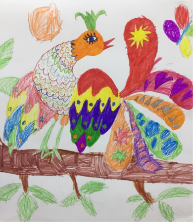Детский рисунок жар птица рисунок (54 фото)
