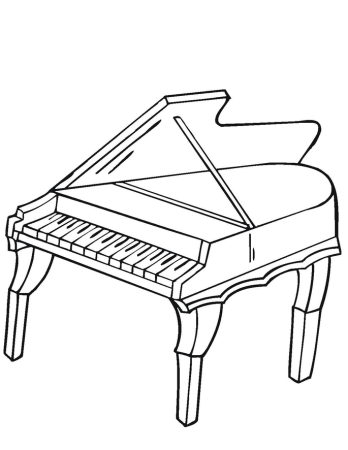 Детский рисунок пианино (49 фото)