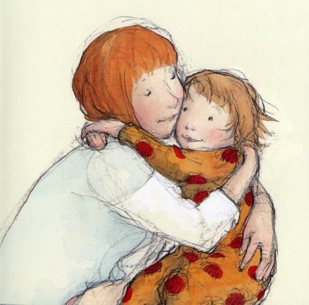 Обнимашки иллюстрация