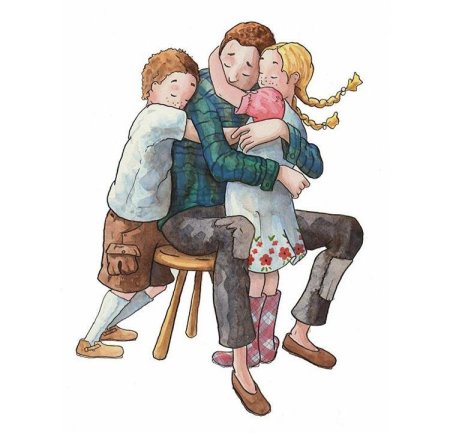 Папа иллюстрация