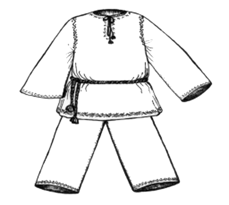 Эскиз русского народного костюма