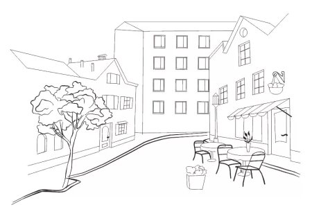 Раскраска "город"