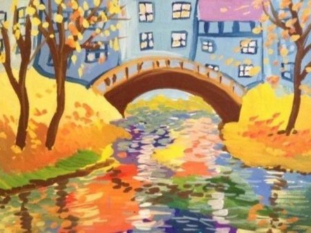 Рисунок на тему осень в городе