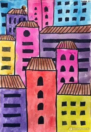 Город рисунок