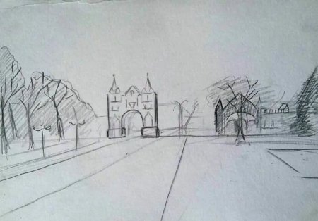 Городской пейзаж изо