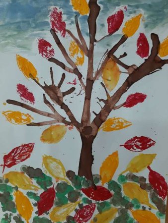 Осенняя фантазия рисунок в садик