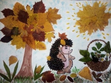 Детский рисунок осенняя фантазия