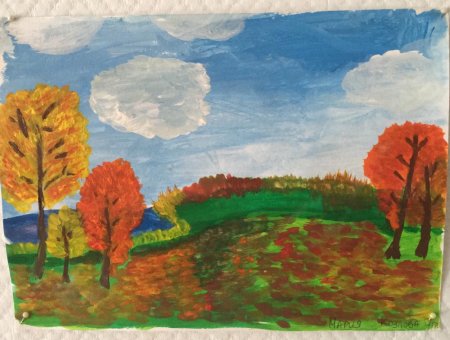 Рисование осенняя фантазия