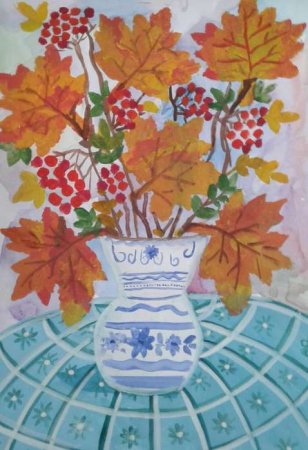 Рисунок осень в детский сад