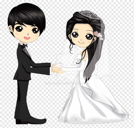 Жених и невеста Рисованные