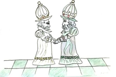 Шахматное королевство рисунок