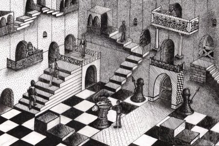 Шахматное королевство иллюстрации