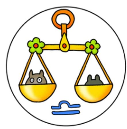 Весы знак зодиака мультяшный
