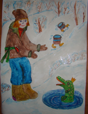 По щучьему велению детские рисунки