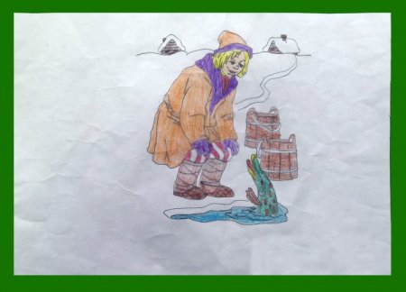По щучьему велению рисунок для детей