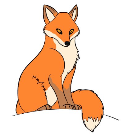 Рисунок лисы