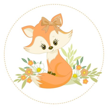 Лисичка рисунок