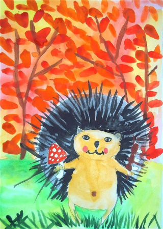 Рисование в гостях у осени.