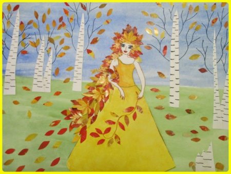 Волшебница осень рисунок