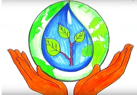 Рисунок на тему береги природу