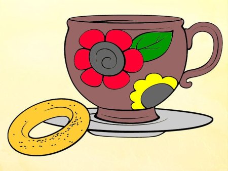 Кружка нарисованная