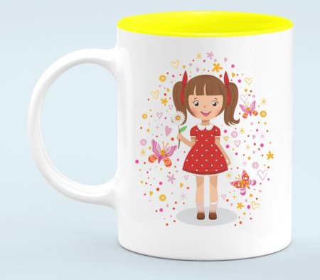 Кружка для девочки