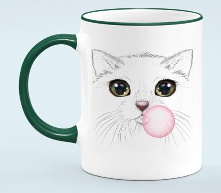 Чашка с кошкой