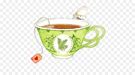 Рисунок кружки с чаем