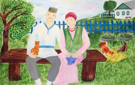Рисунок ко Дню пожилого человека